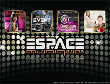 Tablet Screenshot of espace-musique.fr